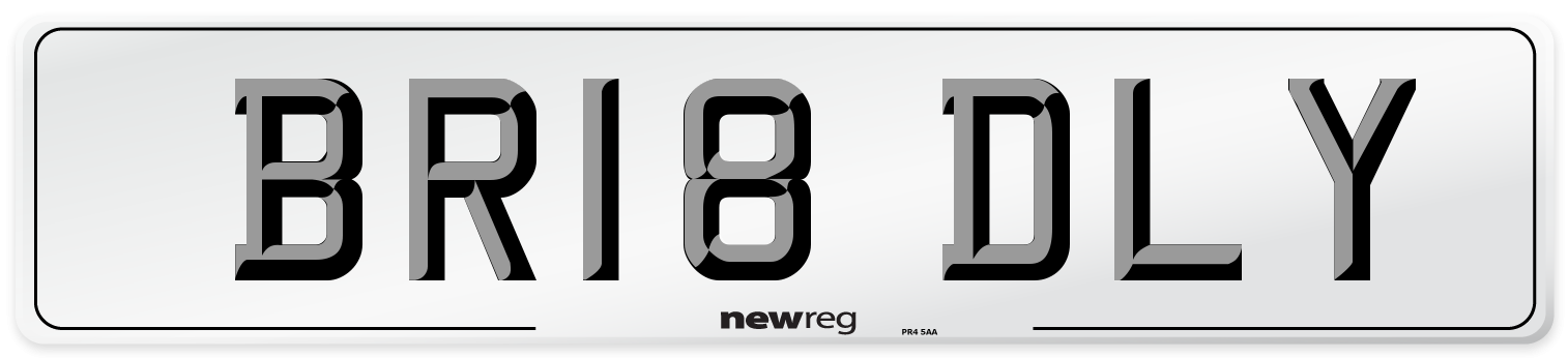 BR18 DLY Number Plate from New Reg